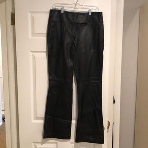 Leather pants bootleg